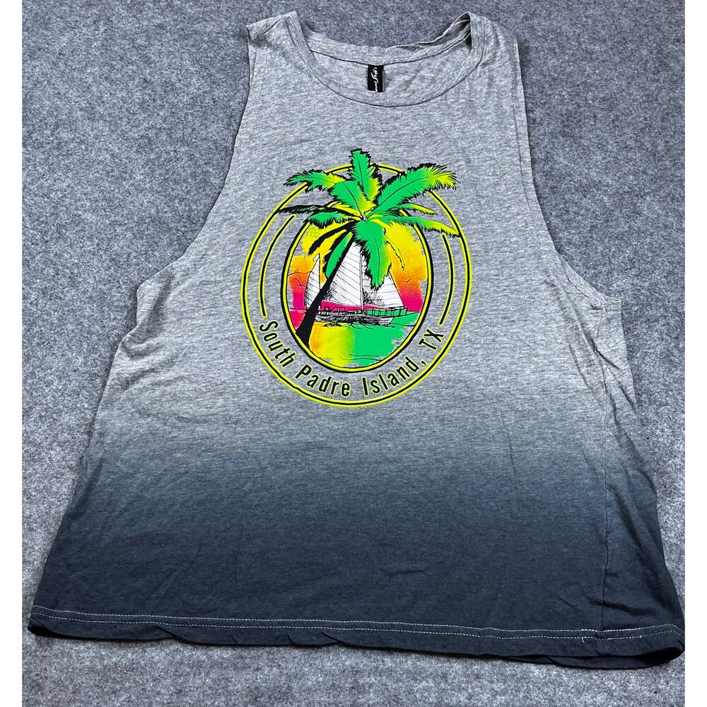 Miami Style South Padre Island Tx ombre Tank Top Size S Pre-Owned good condition